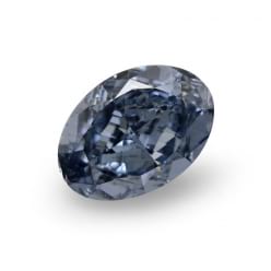 Интенсивно голубой бриллиант Овал