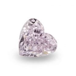 Бриллиант сердце пурпурной окраски
