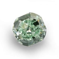 Интенсивно зеленый бриллиант фенси
