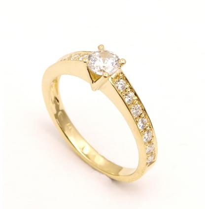 Бриллиантовое кольцо - оправа для камня от 0.50 карат