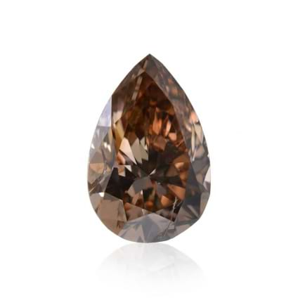 Камень без оправы, бриллиант Цвет: Коричневый, Вес: 1.52 карат