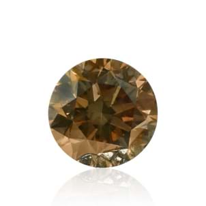 Камень без оправы, бриллиант Цвет: Коричневый, Вес: 0.52 карат