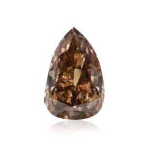 Камень без оправы, бриллиант Цвет: Коричневый, Вес: 0.24 карат