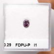 Камень без оправы, бриллиант Цвет: Розовый, Вес: 0.29 карат