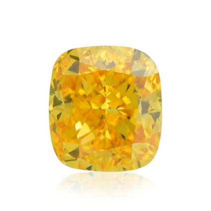 Камень без оправы, бриллиант Цвет: Желтый, Вес: 0.58 карат