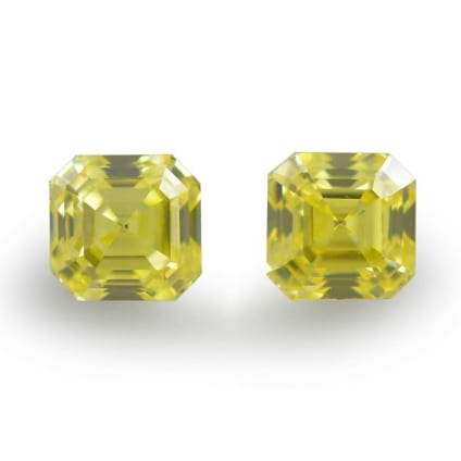 Камень без оправы, бриллиант Цвет: Желтый, Вес: 0.42 карат