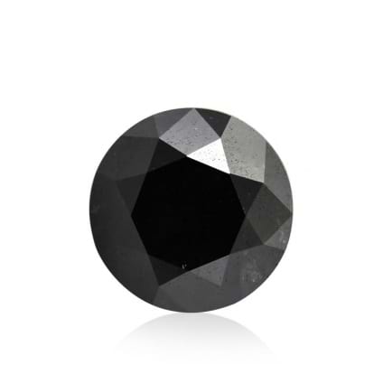 Камень без оправы, бриллиант Цвет: Черный, Вес: 2.30 карат