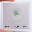 Камень без оправы, бриллиант Цвет: Зеленый, Вес: 0.64 карат
