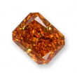 Камень без оправы, бриллиант Цвет: Оранжевый, Вес: 1.26 карат
