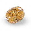 Камень без оправы, бриллиант Цвет: Оранжевый, Вес: 0.42 карат
