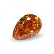 Камень без оправы, бриллиант Цвет: Оранжевый, Вес: 0.72 карат