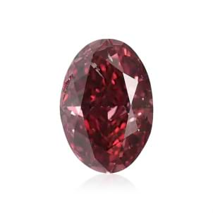 Камень без оправы, бриллиант Цвет: Красный, Вес: 0.50 карат
