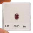 Камень без оправы, бриллиант Цвет: Красный, Вес: 0.50 карат