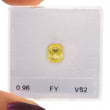 Камень без оправы, бриллиант Цвет: Желтый, Вес: 0.96 карат