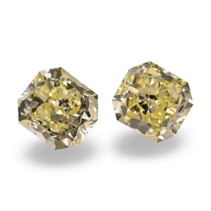 Камень без оправы, бриллиант Цвет: Желтый, Вес: 14.14 карат