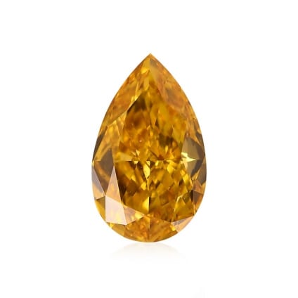 Камень без оправы, бриллиант Цвет: Оранжевый, Вес: 0.54 карат