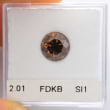 Камень без оправы, бриллиант Цвет: Коричневый, Вес: 2.01 карат
