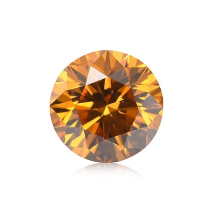 Камень без оправы, бриллиант Цвет: Оранжевый, Вес: 1.00 карат