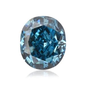 Камень без оправы, бриллиант Цвет: Голубой, Вес: 0.13 карат