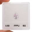 Камень без оправы, бриллиант Цвет: Пурпурный, Вес: 0.50 карат