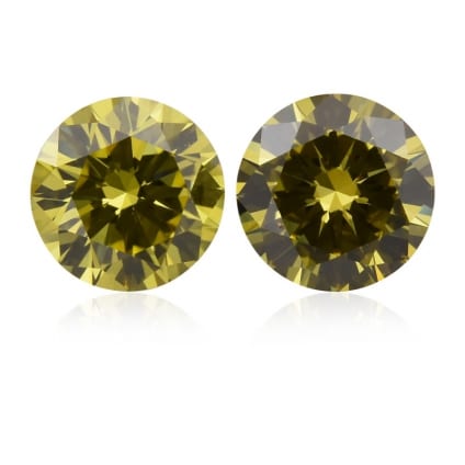 Камень без оправы, бриллиант Цвет: Желтый, Вес: 0.85 карат