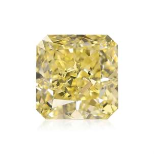 Камень без оправы, бриллиант Цвет: Желтый, Вес: 1.61 карат
