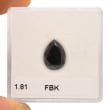 Камень без оправы, бриллиант Цвет: Черный, Вес: 1.81 карат