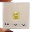 Камень без оправы, бриллиант Цвет: Желтый, Вес: 2.50 карат