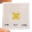 Камень без оправы, бриллиант Цвет: Желтый, Вес: 4.08 карат