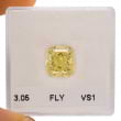 Камень без оправы, бриллиант Цвет: Желтый, Вес: 3.05 карат