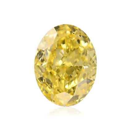 Камень без оправы, бриллиант Цвет: Желтый, Вес: 0.68 карат