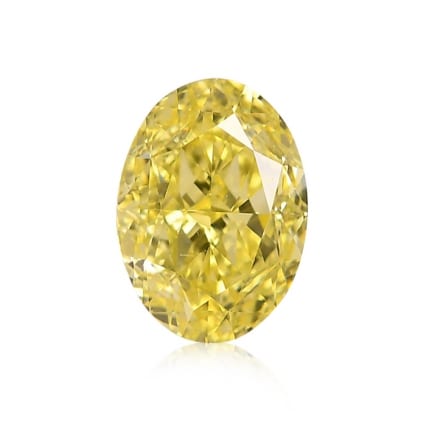 Камень без оправы, бриллиант Цвет: Желтый, Вес: 0.90 карат
