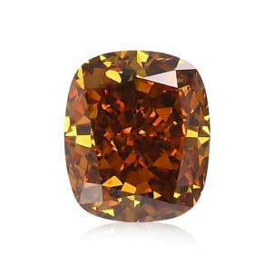Камень без оправы, бриллиант Цвет: Оранжевый, Вес: 2.12 карат