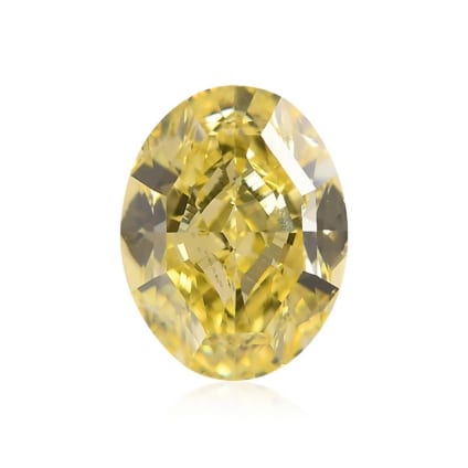 Камень без оправы, бриллиант Цвет: Желтый, Вес: 2.02 карат