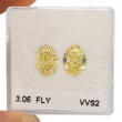 Камень без оправы, бриллиант Цвет: Желтый, Вес: 3.06 карат