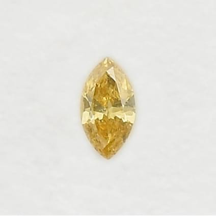 Камень без оправы, бриллиант Цвет: Желтый, Вес: 0.23 карат