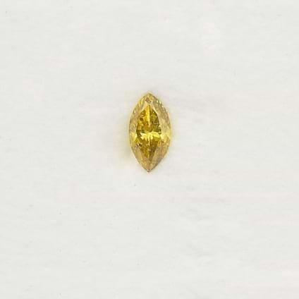 Камень без оправы, бриллиант Цвет: Желтый, Вес: 0.22 карат
