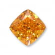 Камень без оправы, бриллиант Цвет: Оранжевый, Вес: 0.34 карат