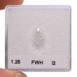 Камень без оправы, бриллиант Цвет: Белый, Вес: 1.25 карат