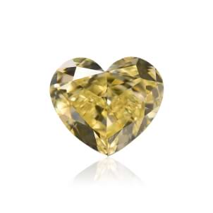 Камень без оправы, бриллиант Цвет: Желтый, Вес: 1.56 карат