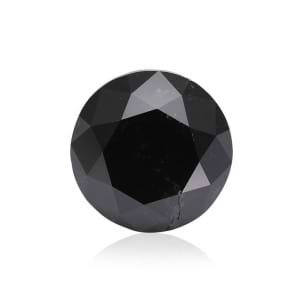 Камень без оправы, бриллиант Цвет: Черный, Вес: 1.52 карат