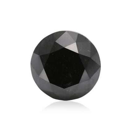Камень без оправы, бриллиант Цвет: Черный, Вес: 2.57 карат