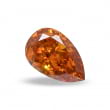 Камень без оправы, бриллиант Цвет: Оранжевый, Вес: 0.57 карат