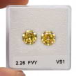Камень без оправы, бриллиант Цвет: Желтый, Вес: 2.09 карат