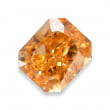 Камень без оправы, бриллиант Цвет: Оранжевый, Вес: 0.62 карат