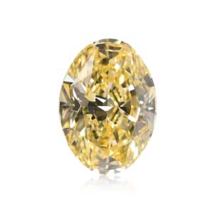 Камень без оправы, бриллиант Цвет: Желтый, Вес: 1.57 карат