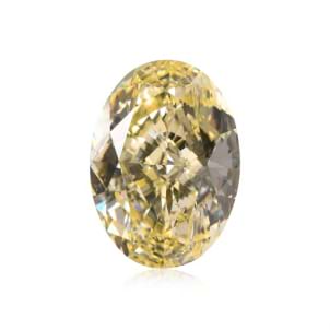 Камень без оправы, бриллиант Цвет: Желтый, Вес: 5.38 карат