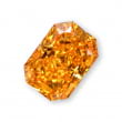 Камень без оправы, бриллиант Цвет: Оранжевый, Вес: 0.54 карат