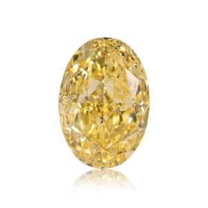Камень без оправы, бриллиант Цвет: Желтый, Вес: 0.80 карат