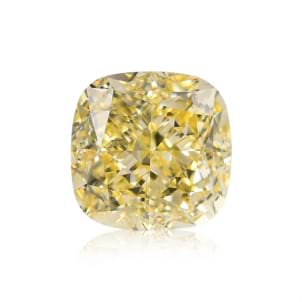 Камень без оправы, бриллиант Цвет: Желтый, Вес: 1.26 карат